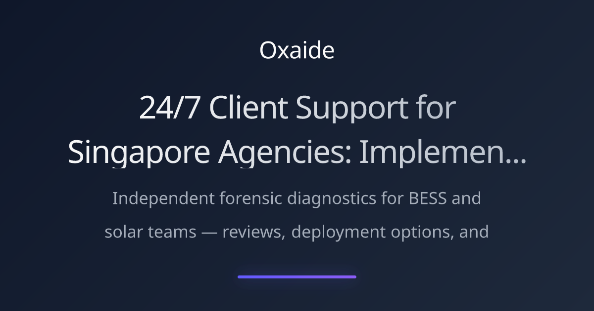 24/7 Client Support for Singapore Agencies: Implementation Without Night Shifts