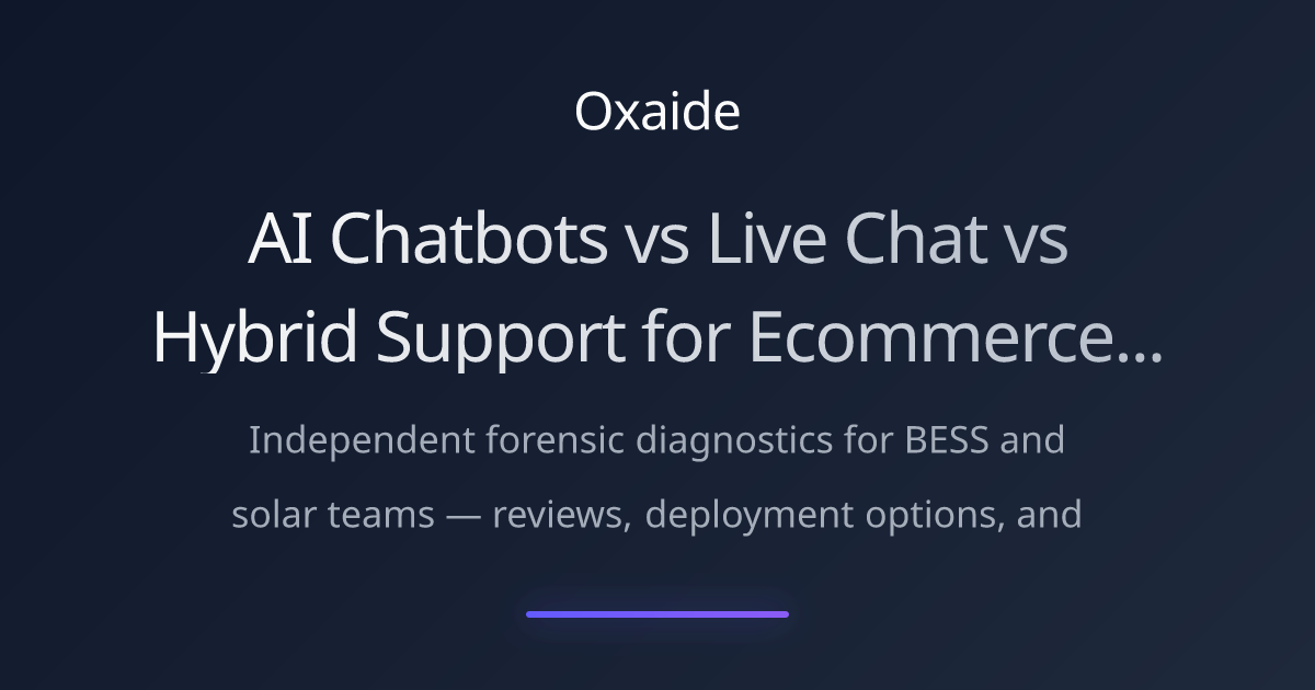 Featured image for AI Chatbots vs Live Chat vs Hybrid Support for Ecommerce: Complete Comparison