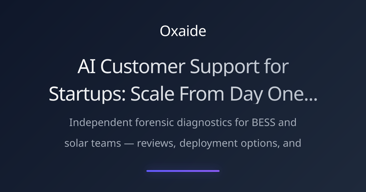 Featured image for AI Customer Support for Startups: Scale From Day One Without Hiring Support Staff