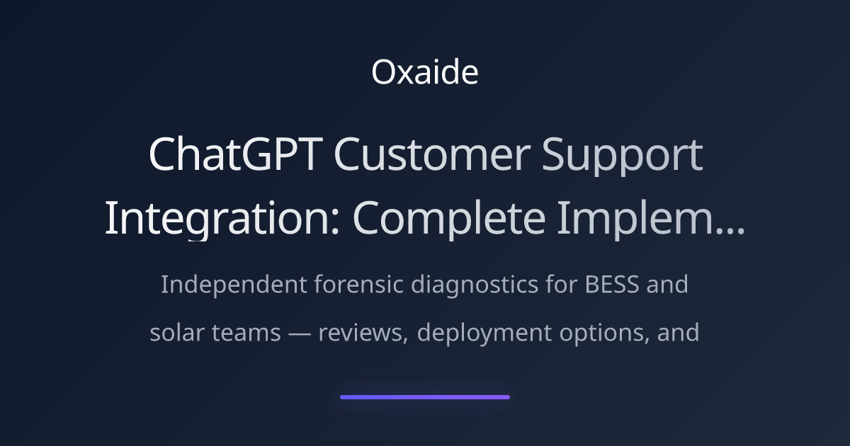 Featured image for ChatGPT Customer Support Integration: Complete Implementation Guide 2025