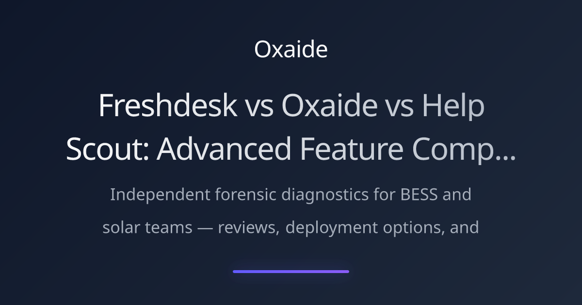 Featured image for Freshdesk vs Oxaide vs Help Scout: Advanced Feature Comparison for Growing Teams