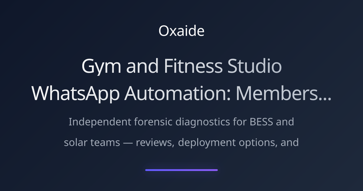 Featured image for Gym and Fitness Studio WhatsApp Automation: Membership Inquiries 24/7 2025