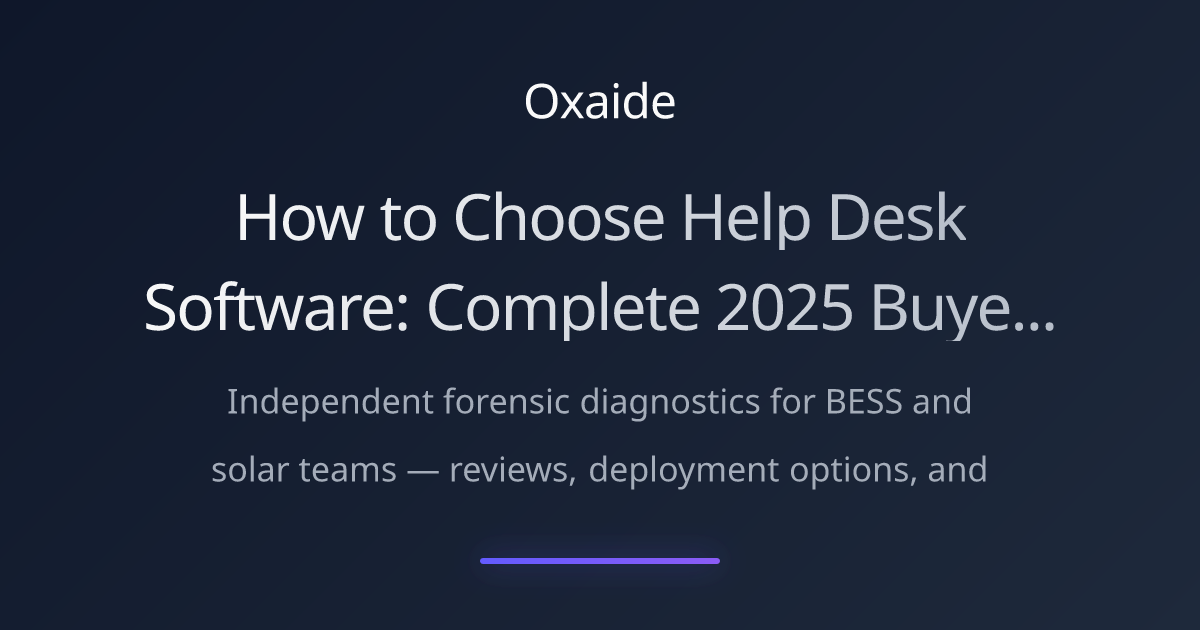 How to Choose Help Desk Software: Complete 2025 Buyer's Guide