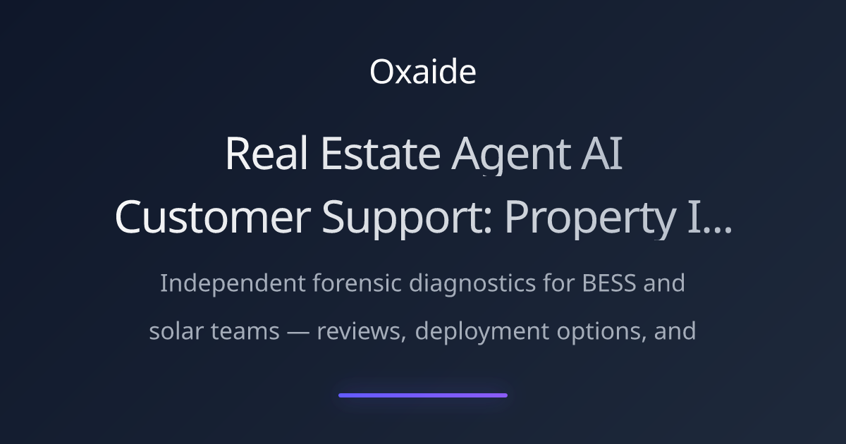 Featured image for Real Estate Agent AI Customer Support: Property Inquiry Automation Guide 2025