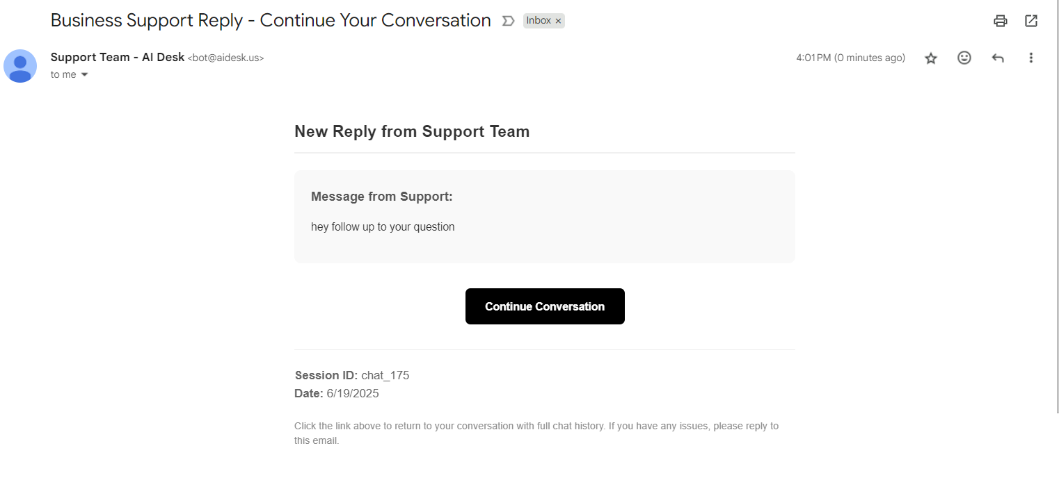 Email Follow-up System