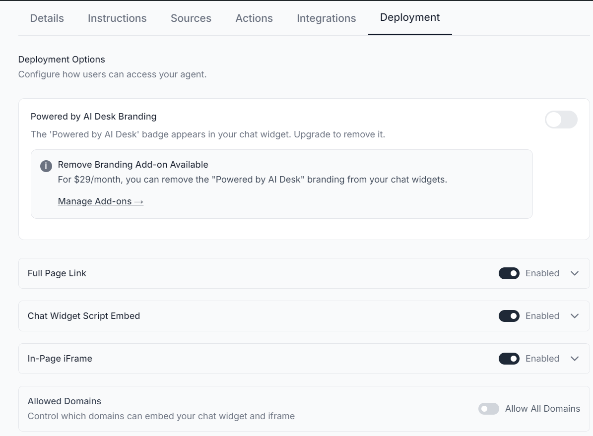 AI Desk Deployment Options