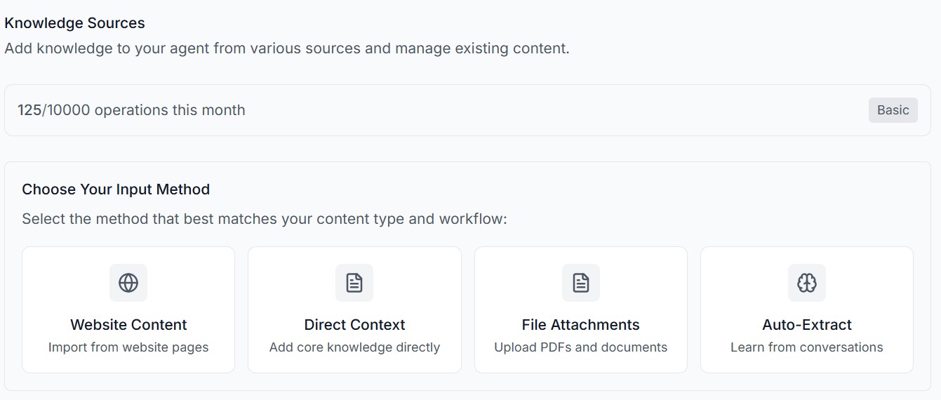 Oxaide knowledge base management interface with validation controls
